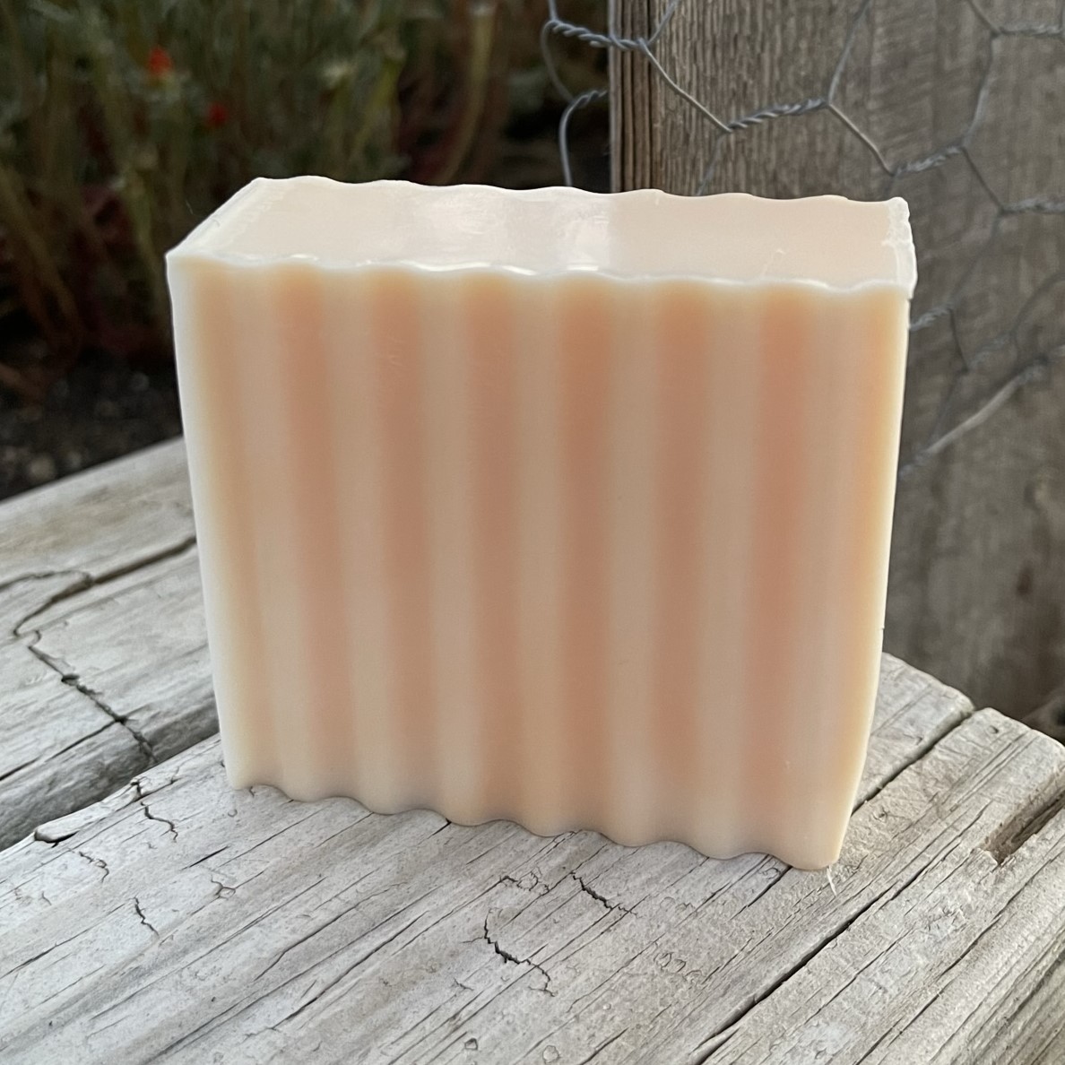 Handmade Orange Swirl soap